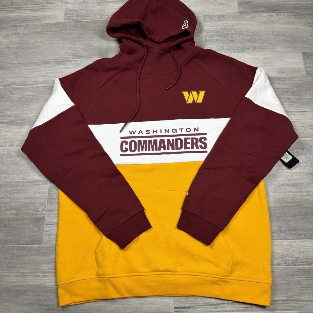 Washington Commanders NFL‎ Official Men's Large Pullover Hoodie Sweatshirt  New